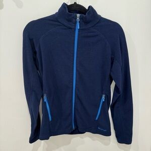 Marmot Women’s Navy Fleece Front Zip Jacket